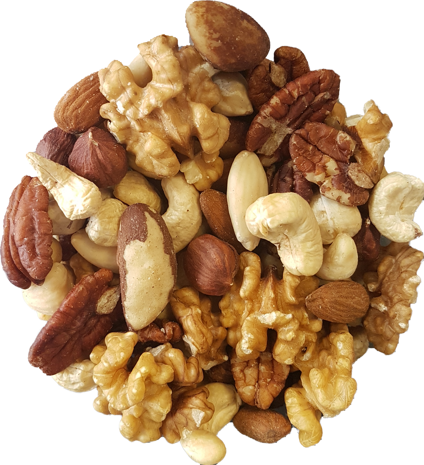 Ongebrande gemengde noten