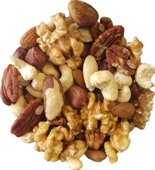 Ongebrande gemengde noten